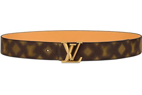 lv pyramide 40mm reversible belt
